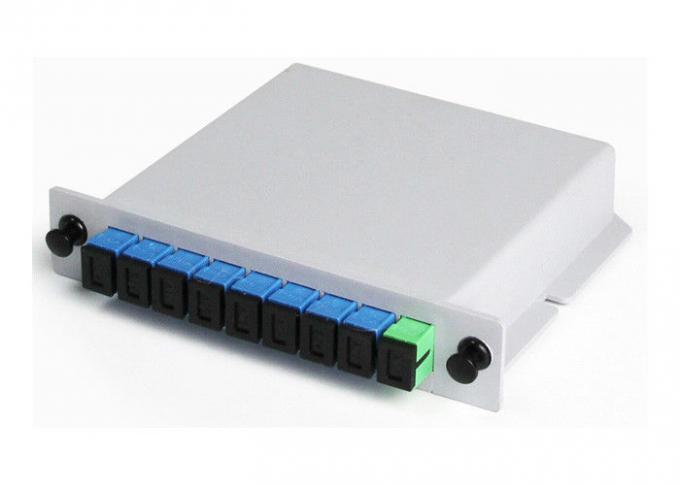 Cáp thả sợi quang FTTX 1x8 Cassette Bộ chia sợi quang PLC trong hộp abs 1