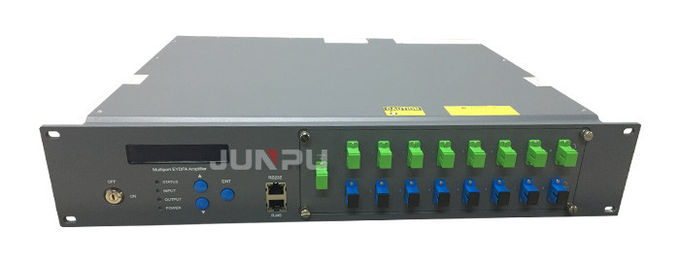 Junpu Pon Edfa Wdm 1550 8 Bộ kết hợp cổng 17dbm Mỗi thiết bị sợi quang cổng 1