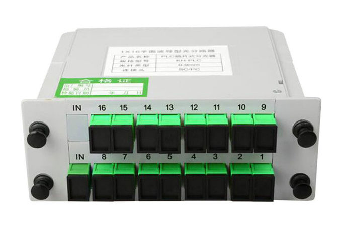 Hộp chia SC APC 1x16 cho cáp quang, Bộ chia cáp quang Cassette Plc 0